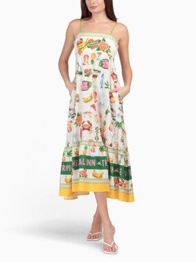 Maison D'Amelie | Linen Blend Paradiso Maxi Dress w/ Pockets! | NWT